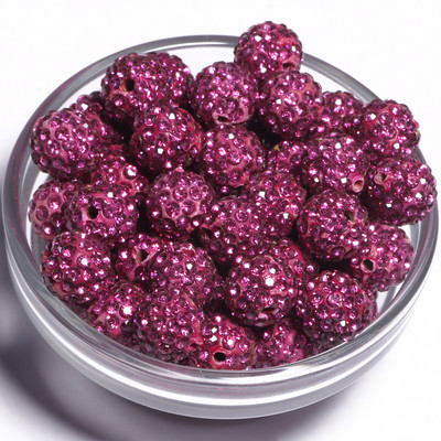 Χονδρική 6mm 8mm 10mm Στρογγυλή μόδα Κρυστάλλινες Χάντρες Καλοκαιρινές Χάντρες Diy Βραχιόλι Bohemia Γυναικεία κοσμήματα Αξεσουάρ κατασκευής