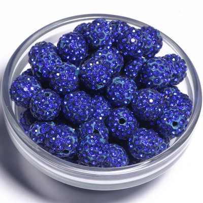 Χονδρική 6mm 8mm 10mm Στρογγυλή μόδα Κρυστάλλινες Χάντρες Καλοκαιρινές Χάντρες Diy Βραχιόλι Bohemia Γυναικεία κοσμήματα Αξεσουάρ κατασκευής