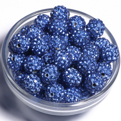 Χονδρική 6mm 8mm 10mm Στρογγυλή μόδα Κρυστάλλινες Χάντρες Καλοκαιρινές Χάντρες Diy Βραχιόλι Bohemia Γυναικεία κοσμήματα Αξεσουάρ κατασκευής