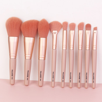 MAANGE 9Pcs Face Foundation Eyeshadow Powder Blush Soft Brushes Kit Tool Makeup