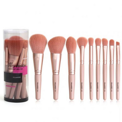 MAANGE 9Pcs Face Foundation Eyeshadow Powder Blush Soft Brushes Kit Tool Makeup