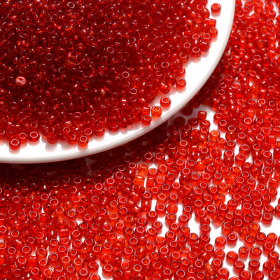 300-1500 τμχ 3 χιλιοστά Τσέχικα γυάλινες χάντρες για σπόρους Mix Red Round Spacer Beads For Jewelry Making Diy χειροποίητα αξεσουάρ κολιέ βραχιόλι