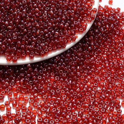 300-1500 τμχ 3 χιλιοστά Τσέχικα γυάλινες χάντρες για σπόρους Mix Red Round Spacer Beads For Jewelry Making Diy χειροποίητα αξεσουάρ κολιέ βραχιόλι
