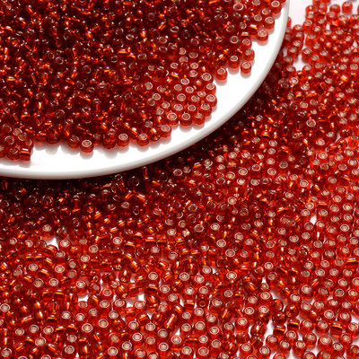 300-1500 τμχ 3 χιλιοστά Τσέχικα γυάλινες χάντρες για σπόρους Mix Red Round Spacer Beads For Jewelry Making Diy χειροποίητα αξεσουάρ κολιέ βραχιόλι