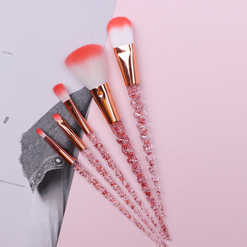 5 τμχ/σετ Diamond Crystal Brushes Makeup Foundation Powder Eyeshadow Lip Brush Brush Cosmetics Blending Beauty Make Up Tools