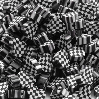 iYOE 30/50/100 tk Roheline tulnuka kujuga savihelmed Star Cross polümeerist savihelmed ehete valmistamiseks Käevõru kaelakee DIY ornament