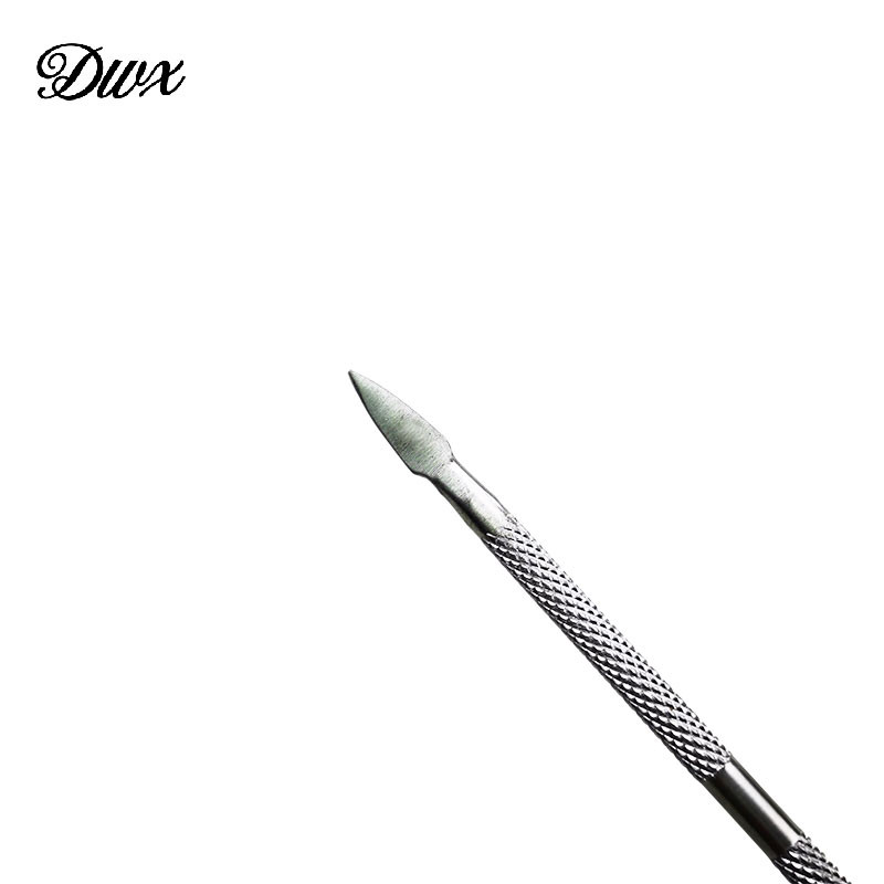 Küünegeel-laki eemaldaja klambrid, komplekt küünekunsti tööriistad küüneviilid 100/180 terasest lükkamiskleebis Puhtad servad küünelõikurile