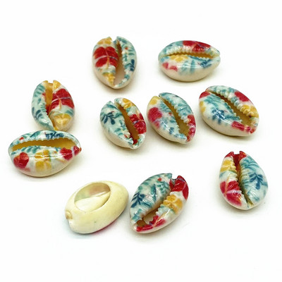 10 buc./lot, multicolor, coajă naturală, mărgele distanțare libere, 10-20 mm, mărgele ovale, pentru bijuterii, colier, brățară, accesoriu # ZZ04