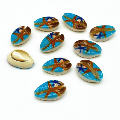 10 buc./lot, multicolor, coajă naturală, mărgele distanțare libere, 10-20 mm, mărgele ovale, pentru bijuterii, colier, brățară, accesoriu # ZZ04