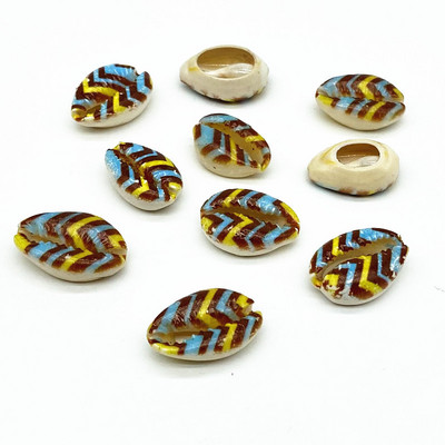 10 buc./lot, multicolor, coajă naturală, mărgele distanțare libere, 10-20 mm, mărgele ovale, pentru bijuterii, colier, brățară, accesoriu # ZZ04