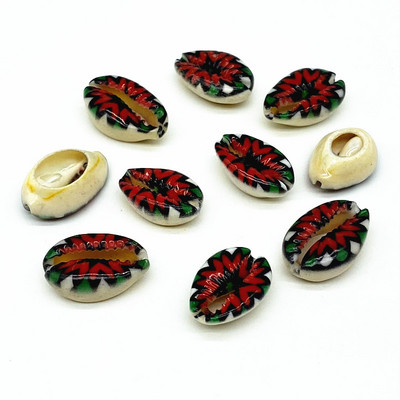 10 buc./lot, multicolor, coajă naturală, mărgele distanțare libere, 10-20 mm, mărgele ovale, pentru bijuterii, colier, brățară, accesoriu # ZZ04