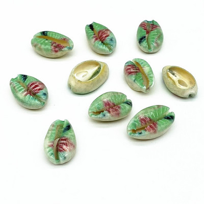 10 buc./lot, multicolor, coajă naturală, mărgele distanțare libere, 10-20 mm, mărgele ovale, pentru bijuterii, colier, brățară, accesoriu # ZZ04