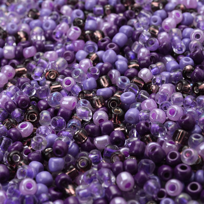 300/600/1500 kom 3 mm Austria Crystal Mix Purple Češko staklo Seed Spacer Perle za DIY izradu nakita Narukvica Dodatak za ogrlicu