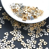 100 τμχ 5mm CCB Love Heart Charm Ακρυλικές χάντρες Loose Spacer Beads For Jewelry Making Diy Earrings Κολιέ Ευρήματα Αξεσουάρ