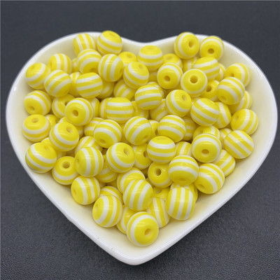 6 χιλιοστά 8 χιλιοστά 10 χιλιοστά Στρογγυλές χάντρες γοητείας Ρητίνης λωρίδες Χαλαρές χάντρες διαχωρισμού για κοσμήματα Αξεσουάρ κολιέ βραχιολιών DIY