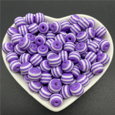 6 χιλιοστά 8 χιλιοστά 10 χιλιοστά Στρογγυλές χάντρες γοητείας Ρητίνης λωρίδες Χαλαρές χάντρες διαχωρισμού για κοσμήματα Αξεσουάρ κολιέ βραχιολιών DIY