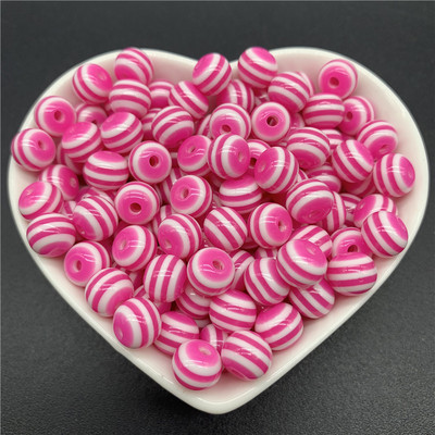 6 χιλιοστά 8 χιλιοστά 10 χιλιοστά Στρογγυλές χάντρες γοητείας Ρητίνης λωρίδες Χαλαρές χάντρες διαχωρισμού για κοσμήματα Αξεσουάρ κολιέ βραχιολιών DIY