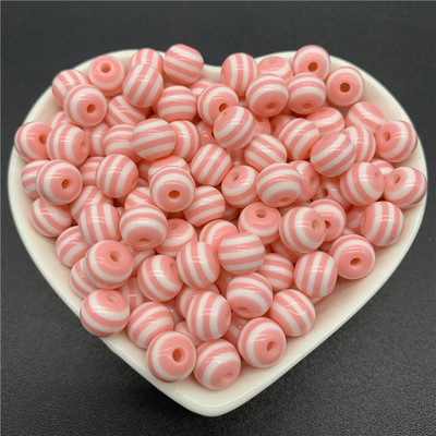 6 χιλιοστά 8 χιλιοστά 10 χιλιοστά Στρογγυλές χάντρες γοητείας Ρητίνης λωρίδες Χαλαρές χάντρες διαχωρισμού για κοσμήματα Αξεσουάρ κολιέ βραχιολιών DIY