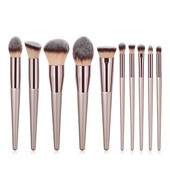 Ζεστά πινέλα μακιγιάζ σαμπάνιας Σετ για γυναίκες Καλλυντικό Foundation Powder Blush Eyeshadow Kabuki Blending Make Up Brush Beauty Tools