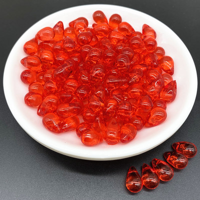 30tk 8x13mm läbipaistvad matt pisarakujulised helmed akrüülhelmed lahtised vahehelmed ehted käevõru ripatskõrvarõnga meisterdamine