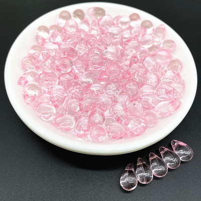 30tk 8x13mm läbipaistvad matt pisarakujulised helmed akrüülhelmed lahtised vahehelmed ehted käevõru ripatskõrvarõnga meisterdamine