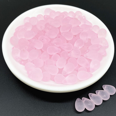 30tk 8x13mm läbipaistvad matt pisarakujulised helmed akrüülhelmed lahtised vahehelmed ehted käevõru ripatskõrvarõnga meisterdamine