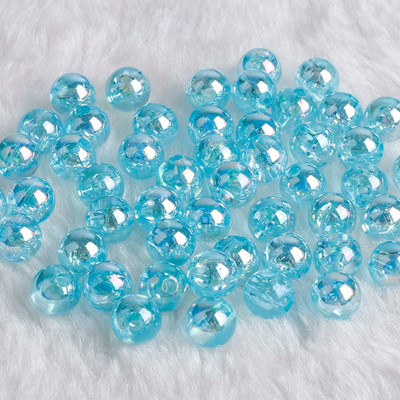 6 mm 8 mm 10 mm Rainbow Candy AB Okrugle akrilne perle labave razmaknice za izradu nakita DIY narukvica ogrlica