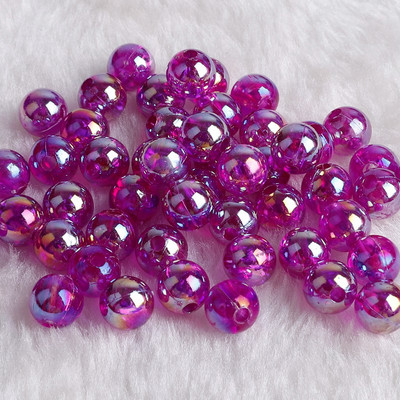 6 mm 8 mm 10 mm Rainbow Candy AB Okrugle akrilne perle labave razmaknice za izradu nakita DIY narukvica ogrlica
