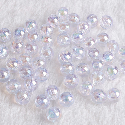 6 mm 8 mm 10 mm Rainbow Candy AB Okrugle akrilne perle labave razmaknice za izradu nakita DIY narukvica ogrlica