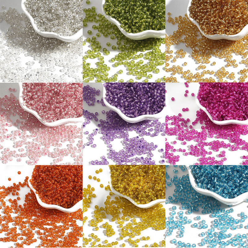 2/3/4 χιλιοστά Japan Color Seed Beads Charm Glass Loosely Spaced Seed Beads for DIY Jewelry Making Craft Orliments Αξεσουάρ