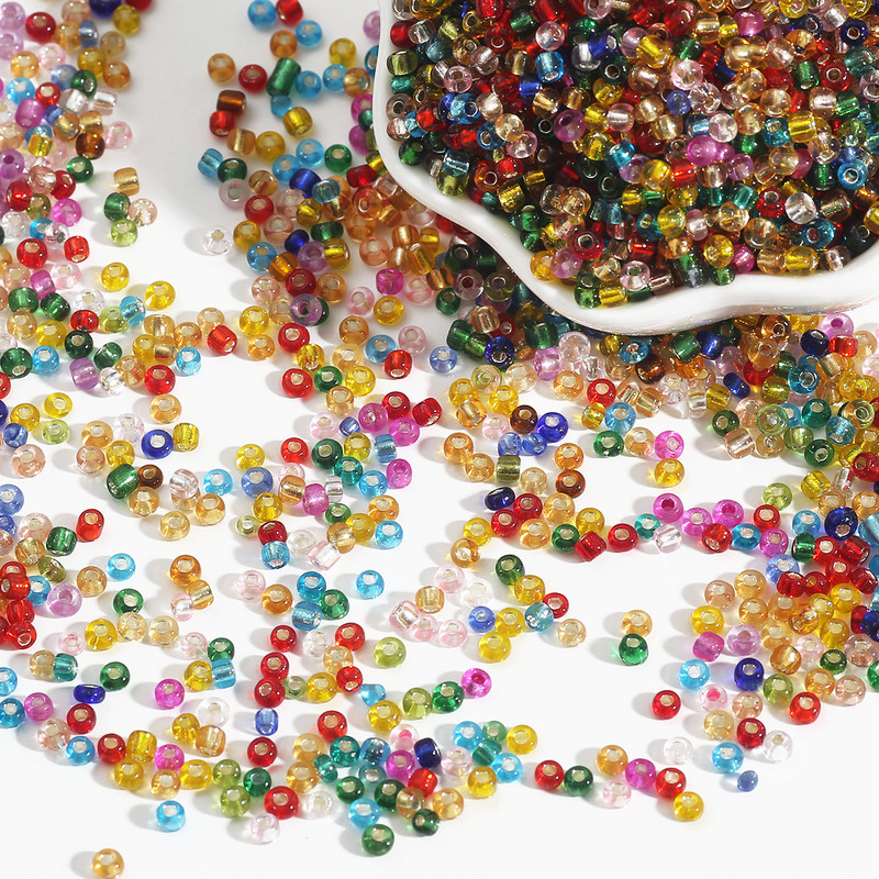 2/3/4 χιλιοστά Japan Color Seed Beads Charm Glass Loosely Spaced Seed Beads for DIY Jewelry Making Craft Orliments Αξεσουάρ