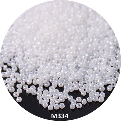 Mitme suurusega 1,5 mm 2 mm 3 mm 4 mm Tseiloni ümmargused klaasist seemnehelmed Macaroon Cream vahehelmed isetegemiseks ehete valmistamiseks käevõru tarvik