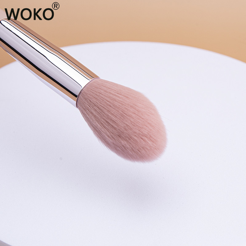 FB116 nustatantis pudros šepetėlis kūgiškai paryškinantis kontūrus formuojantis pudras makiažo įrankis mados „Fenty“ stiliaus rožinės spalvos makiažo šepetėliai