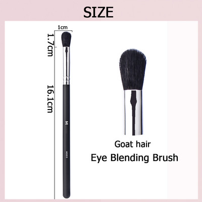 MOR ožkų plaukų makiažo šepetėliai pudra kontūro formavimo šepetėlis natūralių akių šešėlių raukšlių akių šešėlių dėmių maišymo priemonė