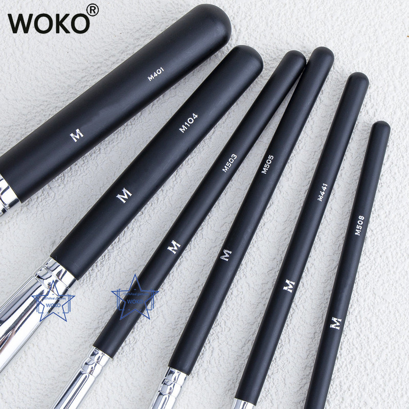 MOR ožkų plaukų makiažo šepetėliai pudra kontūro formavimo šepetėlis natūralių akių šešėlių raukšlių akių šešėlių dėmių maišymo priemonė