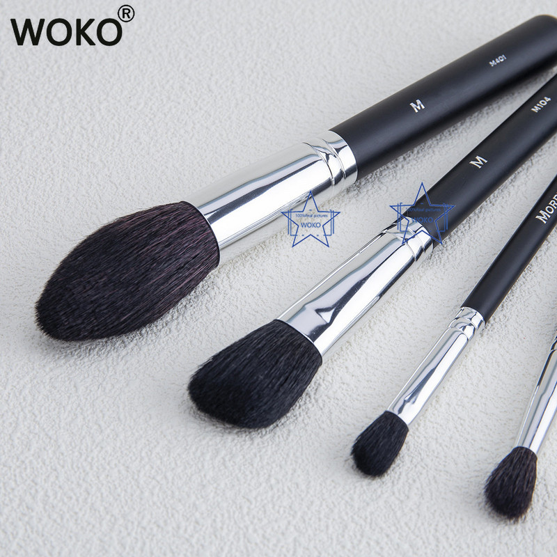 MOR ožkų plaukų makiažo šepetėliai pudra kontūro formavimo šepetėlis natūralių akių šešėlių raukšlių akių šešėlių dėmių maišymo priemonė