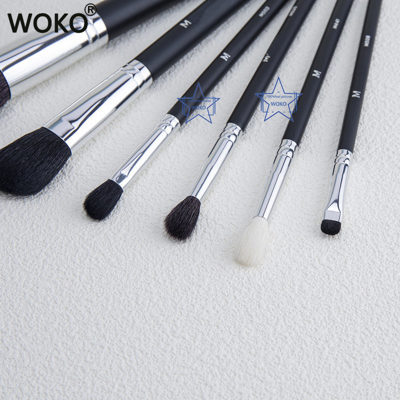 MOR ožkų plaukų makiažo šepetėliai pudra kontūro formavimo šepetėlis natūralių akių šešėlių raukšlių akių šešėlių dėmių maišymo priemonė