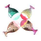 Βούρτσα νυχιών σε σχήμα ουράς ψαριού Καλλυντικά πινέλα με κάτω μέρος ψαριού Πούδρα σκόνης καθαρισμού για τα νύχια Βούρτσα νυχιών για εργαλεία μανικιούρ