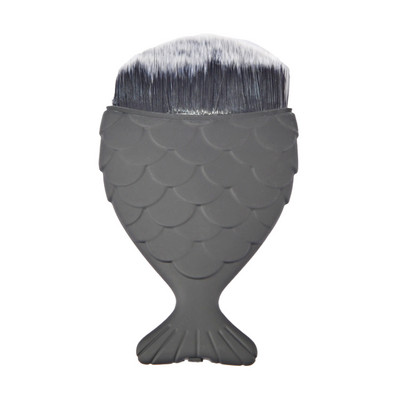 Βούρτσα νυχιών σε σχήμα ουράς ψαριού Καλλυντικά πινέλα με κάτω μέρος ψαριού Πούδρα σκόνης καθαρισμού για τα νύχια Βούρτσα νυχιών για εργαλεία μανικιούρ