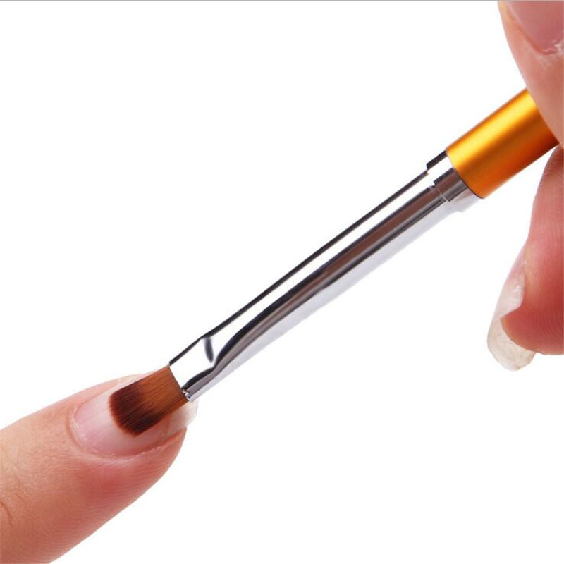 3 buc profesie nail art mâner metalic acrilic UV gel extensie constructor petale flori pictura desen perie instrumente de manichiură