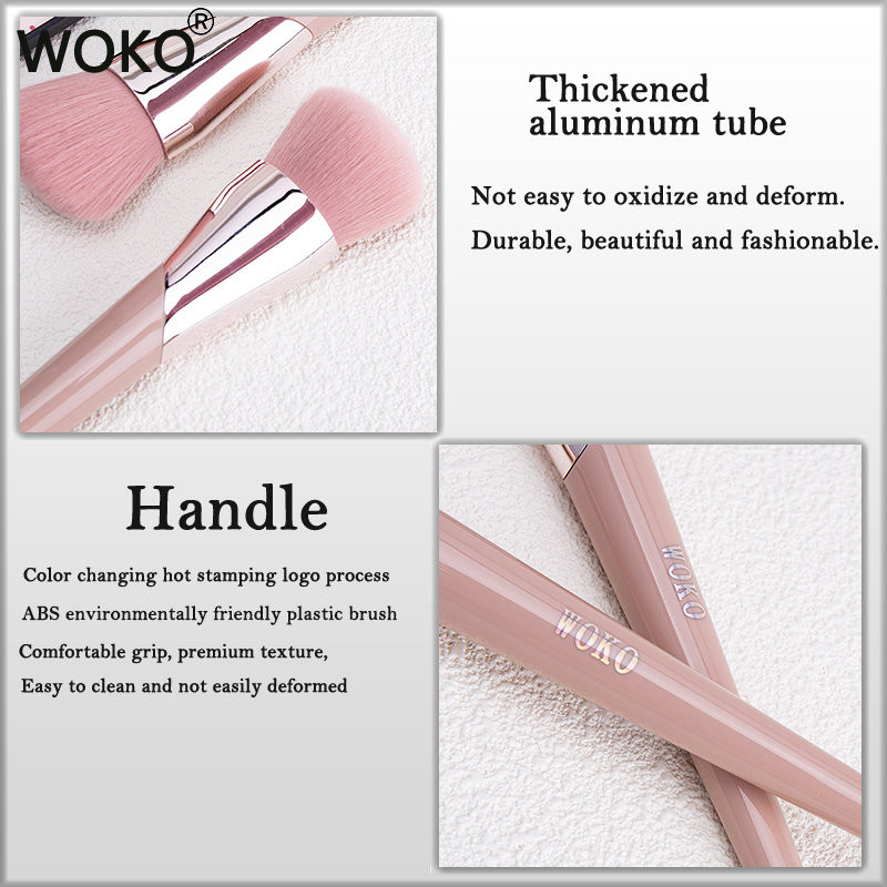 FB103 Blush High Gloss Facial Foundation makiažo šepetėlis Veido skaistalų kreminis šepetėlis Fashion Fenty Style Contour Blush Beauty Tool