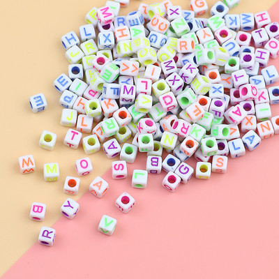 100 ruudukujulist kirjahelmest Akrüülist helendavad digitaalsed segavärvilised täringurõngad vaherõngad helmed ehted isetegemise käevõru kaelakee tarvikute valmistamiseks