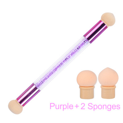 STZ Ombre set četkica za nokte Gradijent spužve Četkice za crtanje noktiju Olovka Akrilni gel Svjetlucavi puder Alati za skupljanje točkica Manikura #945-1