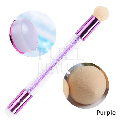 STZ Ombre set četkica za nokte Gradijent spužve Četkice za crtanje noktiju Olovka Akrilni gel Svjetlucavi puder Alati za skupljanje točkica Manikura #945-1