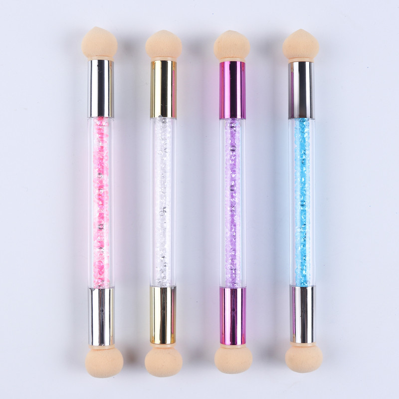 STZ Ombre set četkica za nokte Gradijent spužve Četkice za crtanje noktiju Olovka Akrilni gel Svjetlucavi puder Alati za skupljanje točkica Manikura #945-1