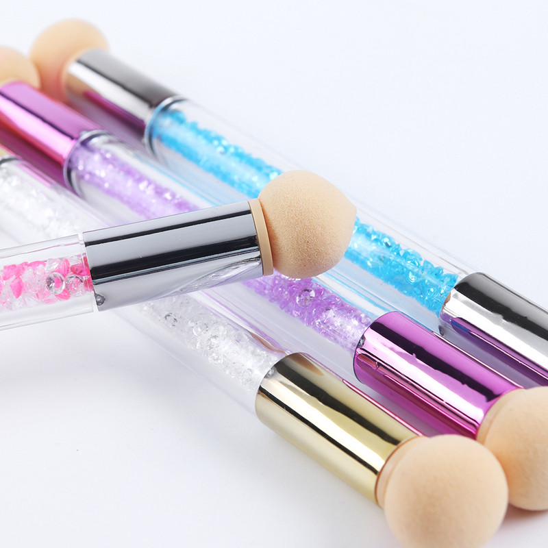 STZ Ombre set četkica za nokte Gradijent spužve Četkice za crtanje noktiju Olovka Akrilni gel Svjetlucavi puder Alati za skupljanje točkica Manikura #945-1