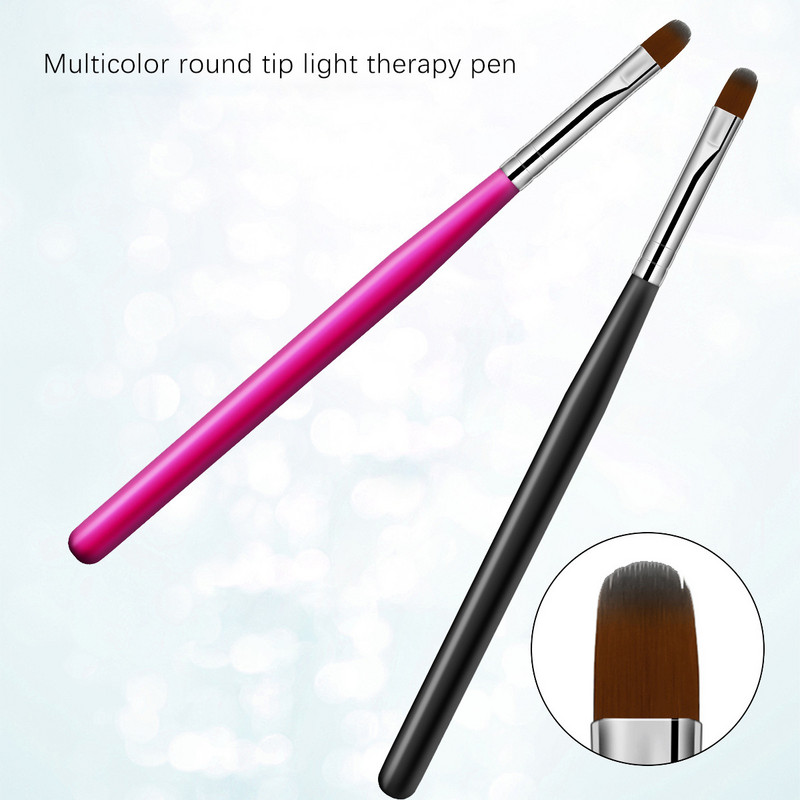 1 kom Nail Art crna ručka četkica za slikanje s uzorkom Akrilni UV gel ekstenzijski premaz Olovka za crtanje DIY alat za manikuru