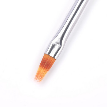 1 бр. Gradient Bloom Nail Art Painting Brush Pen UV Gel Nail Art Brush With Wood Hand Drew Найлонова коса Draw Manicure Nails Tool