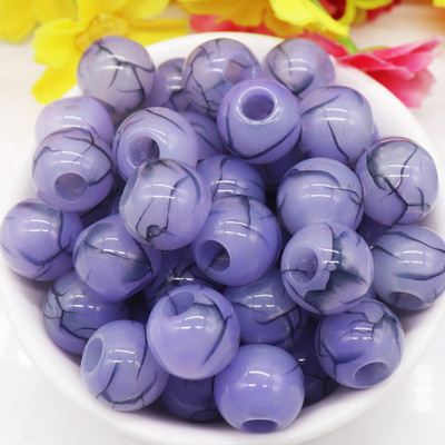 10 τμχ ακρυλικό ουράνιο τόξο ρίγες χάντρες πολύχρωμες χάντρες μεγάλη τρύπα Γούρια για γυναίκες Κοσμήματα κατασκευής βραχιόλια κολιέ Μπρελόκ