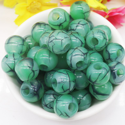 10 τμχ ακρυλικό ουράνιο τόξο ρίγες χάντρες πολύχρωμες χάντρες μεγάλη τρύπα Γούρια για γυναίκες Κοσμήματα κατασκευής βραχιόλια κολιέ Μπρελόκ